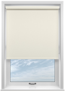 Toulouse (Blackout), Textured Cream - Twist&Fit Roller Blind